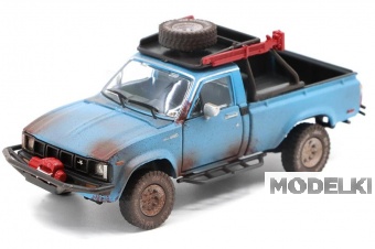1:64 TOYOTA Hilux N60 N70 Series RHD (1980), Rusting Blue - 64B0360