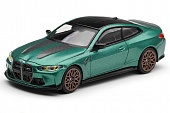 1:64 BMW M4 (G82) CS Frozen Isle of Man RHD (2024), green metallic - MGT01328-R