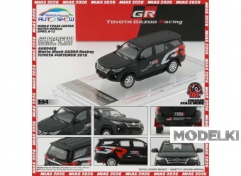 1:64 TOYOTA Fortuner GR Racing (RHD) S4F (April26), matte black 2018 - BM64B0468