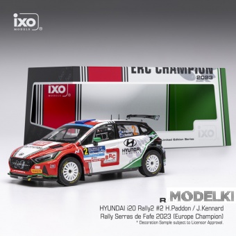 1:43 HYUNDAI i20 N Rally 2 #2 Paddon/Kennard Rally Serras de Fafe (2023) - RAM952A