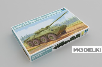 1:35 Сборная модель САУ Soviet 2S14 Zhalo-S 85mm anti-tank gun - 09536