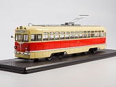 1:43 Трамвай МТВ-82, желтый / красный - SSM4059-X1