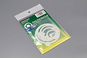 Пластиковые круги и окружности разных диаметров (трафареты) SET A - 09937