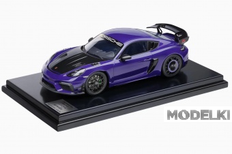1:12 PORSCHE 718 (982) Cayman GT4 RS Manthey Kit (2024) - CON VETRINA - WITH SHOWCASE, ultra violet - WAP0236030TCAY