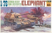 1:76 Сборная модель тяжёлая противотанковая САУ Elephant - WA13
