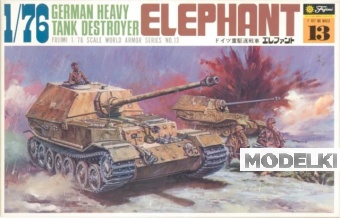1:76 Сборная модель тяжёлая противотанковая САУ Elephant - WA13