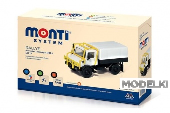 1:48 Сборная модель MERCEDES-BENZ Unimog U 1300 L Rallye - 0106-17
