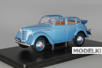 1:24 МОСКВИЧ 400-420А, Легендарные Советские Автомобили 15, голубой - LSA015