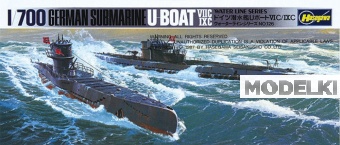 1:700 Сборная модель Подводная лодка SUBMARINE U BOAT 7C/9C - 49901