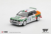 1:64 LANCIA Delta HF Integrale Avolution #5 Andrea Aghini RAlly Monte Carlo (1993), white / green / orange - MGT01368-BL
