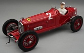 1:18 ALFA ROMEO F1  P3 Tipo B Scuderia Ferrari №2 Winner German Gp (with Pilot Figure) (1932) Rudolf Caracciola, Alfa Red - TMD18-326A