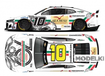 1:64 Chevrolet #10 Ty Dillon *Roma 70th Anniversary/Sea Best*, white 2025 - C102561ROSTD