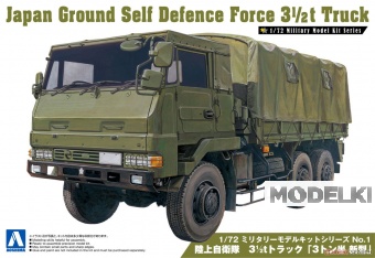 1:72 Сборная модель JAPAN GROUND SELF DEFENSE FORCE 3 1/2Ｔ TRUCK - 00232