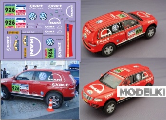 1:43 Набор декалей VOLKSWAGEN Touareg Dakar 2007 - U050