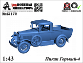 1:43 Сборная модель пикап Горькй-4 - 43172
