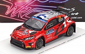 1:43 TOYOTA Yaris Gr Rally2 Hybrid Team Toyota Gazoo Racing Wrt №39 6th Rally Finland (2024) Jari Matti Latvala - Juho Hanninen, Red - S6879