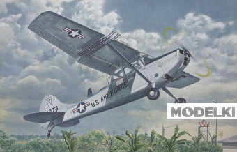 1:48 Сборная модель Самолёт L-19/0-1 Bird Dog - 409