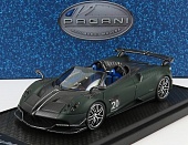 1:43 PAGANI Huayra Bc N20 Roadster (2017), Black Carbon - Matt Dark Green - BBRC226D