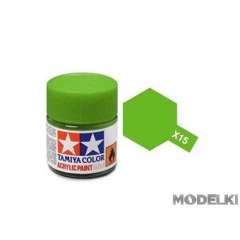 X-15 Light Green (краска акриловая глянцевая, светло-зеленый), 10 мл. - 81515