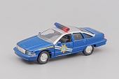 1:43 (Б/У) CHEVROLET Caprice (1990) Nevada Highway Patrol, blue / silver - RC100