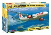 1:144 Сборная модель Пассажирский авиалайнер Аэробус А-330-300 - 7044