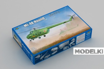 1:48 Сборная модель Вертолёт Ми-4А Hound - 05817