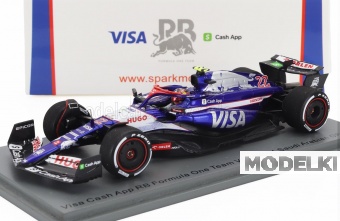 1:43 RACING BULLS F1 Vcarb-01 Team Visa Cash App №22 Saudi Arabia Gp (2024) Yuki Tsunoda, Blue White - S9522