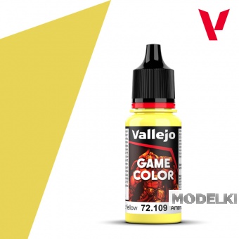 Краска акриловая Game Color Ядовито-жёлтый / Toxic Yellow, 18мл - 72109