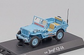 1:43 (Б/У) JEEP Willys CJ-2A, blue - 710077-4-X2