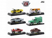 1:64 M2 Machines Auto-Thentics, серия 70, набор из 6 моделей - 32500-70~6