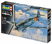 1:48 Сборная модель Немецкий истребитель Messerschmitt Bf.109 G-10 - 03958