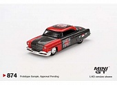 1:64 Lincoln Capri Hot Rod Shadow Puppet, black/red 1954 - MGT00874-BL