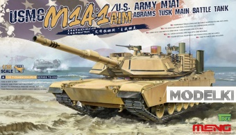 1:35 Сборная модель Американский ОБТ M1A1 AIM / M1A1 Abrams Tusk - TS-032