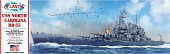 1:500 Сборная модель USS North Carolina BB-55 Battleship - AMCR601
