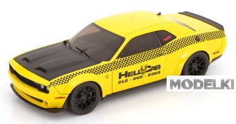 1:18 DODGE Challenger SRT New York City Hellcab (2023), yellow black - S1805716