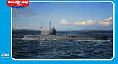 1:350 Сборная модель Подводная лодка HMS Meteorite - 350-020