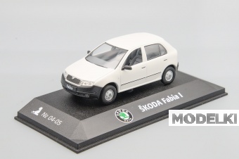 1:43 SKODA Fabia Junior, white - 05054