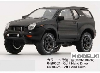 1:64 ISUZU Vehicross 1997-2001, matt black - BM64B0324rhd