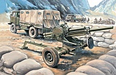 1:35 Сборная модель 82-мм миномет 2Б9 «Василек» с транспортной машиной 2Ф54 - 35136