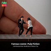 1:64 Фигурки Vincent Vega & Mia Wallace, 'Pulp Fiction' Movie - A0334-A0335