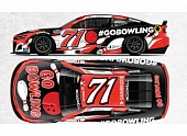 1:64 Chevrolet #71 Michael McDowell *Go Bowling*, white/red/black 2025 - C712565GBOMM