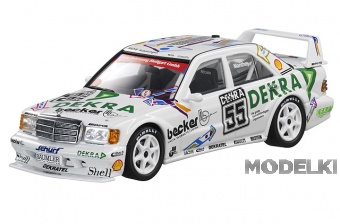1:43 MERCEDES-BENZ 190E 2.5-16 Evo II #55 Olaf Manthey W201 DTM Nurburgring (1992), white / green - 400923455