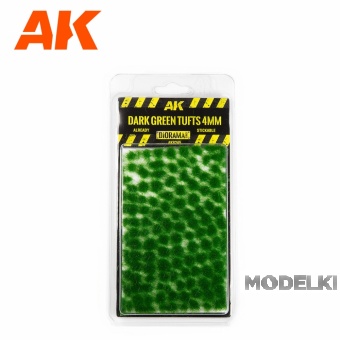 1:35 DARK GREEN TUFTS 4MM - AK8245