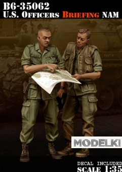 1:35 U.S. Officers Briefing 'Nam / Инструктаж американских офицеров Вьетнам - B6-35062