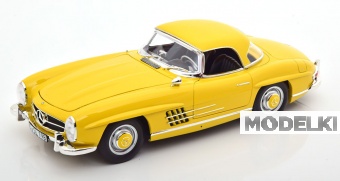 1:18 MERCEDES-BENZ 300SL Roadster with removable Hardtop (1957-1963), yellow - B66040669