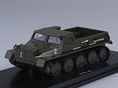 1:43 Горький 47 (ГТ-С) гусеничный транспортёр-снегоболотоход (1954), хаки - SSM3003-X1