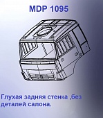 1:43 Кабина со спальником 'колхозница'Евро 4 (стенка остеклением кл) - mdp1095