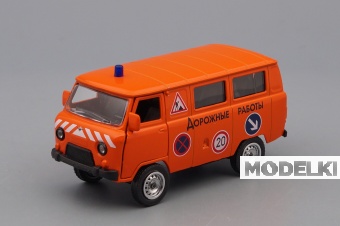 1:43 УАЗ 39625 Дорожные Работы, оранжевый - 65203-X1