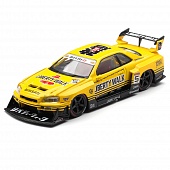 1:64 NISSAN Skylne GTR R34 #5 Super Sihouette (2025), yellow - MGT01182-BL