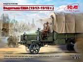 1:35 Сборная модель US Drivers (1917-1918) (2 figures) - 35706